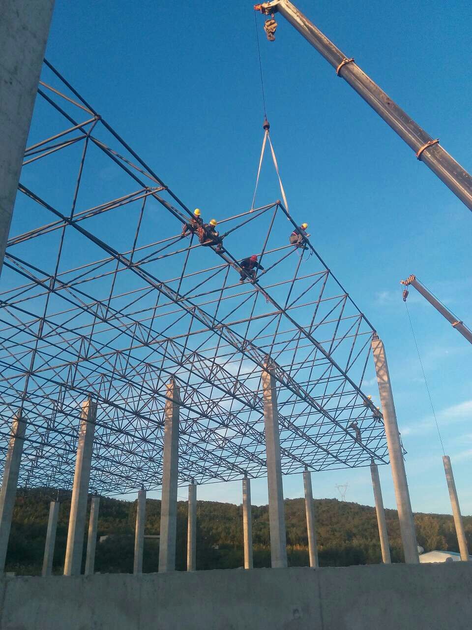 七台河汪清物流园网架