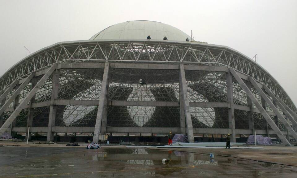 七台河温泉馆网架工程